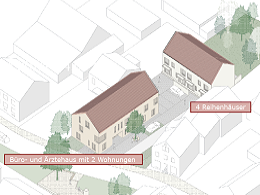 B�ro- und �rztehaus in KA-Palmbach